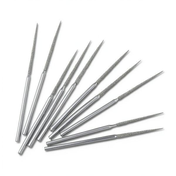 SE 10-Piece Diamond-Coated Tapered Bead Reamer Set for Jewelry Making-3