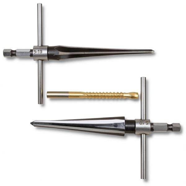 T Handle Tapered Reamer Set LifCratms HSS Hex Shank 3‑13mm/5‑16mm-5