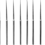 SE 10-Piece Diamond-Coated Tapered Bead Reamer Set for Jewelry Making-0