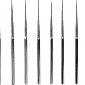 SE 10-Piece Diamond-Coated Tapered Bead Reamer Set for Jewelry Making-0